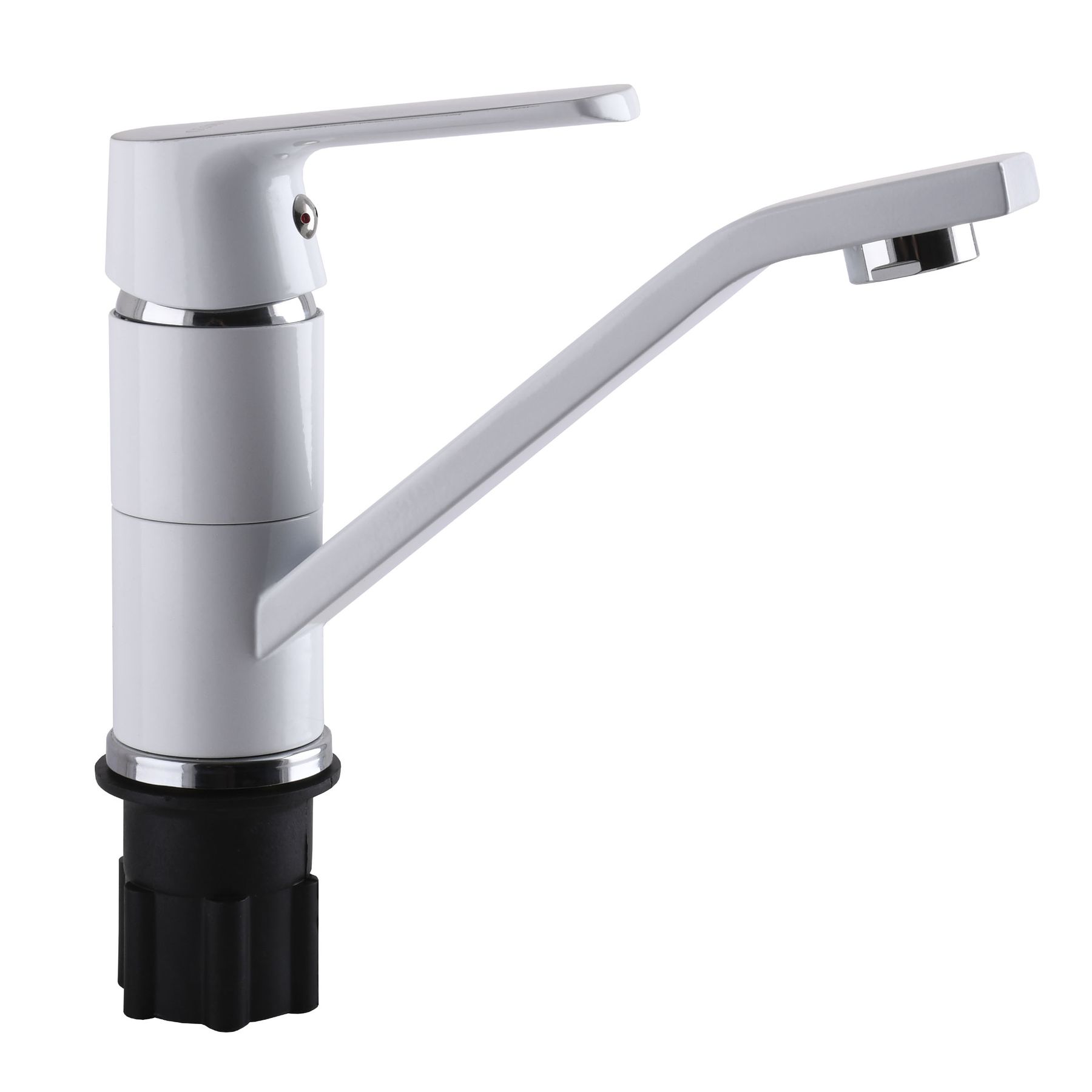 Змішувач для умивальника Globus Lux Laguna GLA-0203MQ-7-WHITE - Image 3