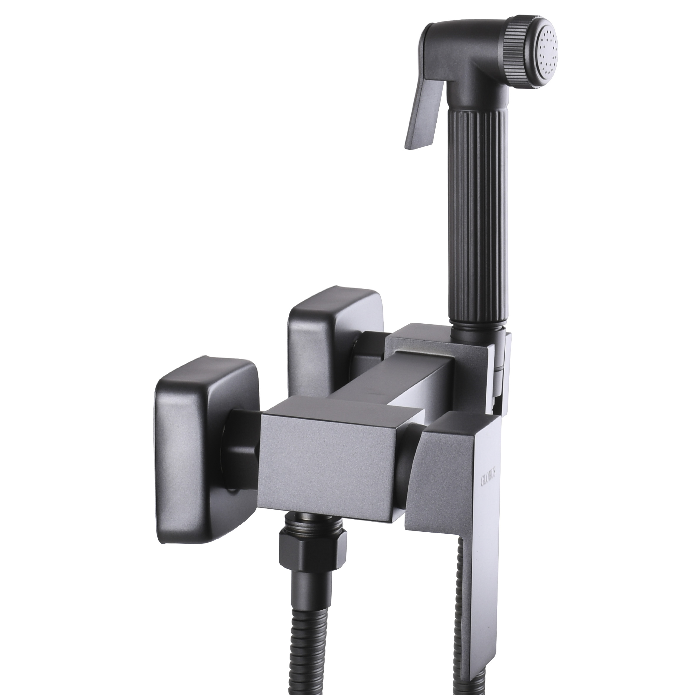 Змішувач гігієнічний Globus Lux Niagara  GLN-5-106MIX-Graphite - Image 3