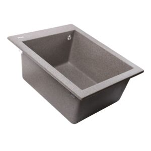 Гранітна мийка Globus Lux LAMA мокко 410х500мм - Image 3