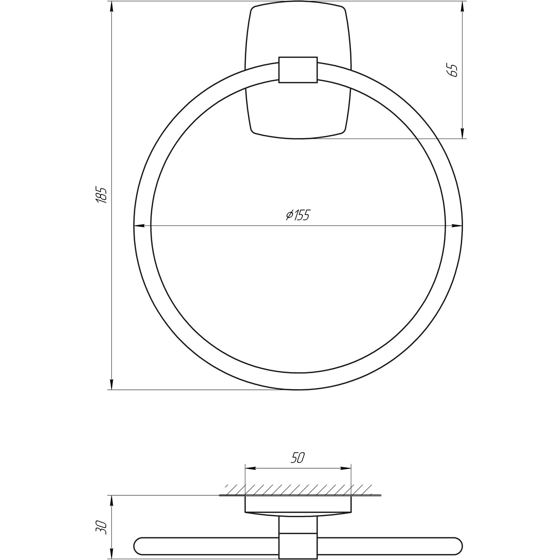 Тримач рушників Perfect Sanitary Appliances RM 1003 - Image 3