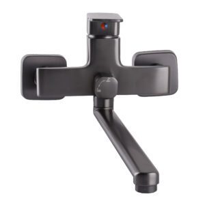 Змішувач для ванної Globus Lux Milano GLM-0208N-11-Graphite- EURO латунь L350мм.Графіт Блиск. - Image 3