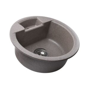 Гранітна мийка Globus Lux GURON  мокко 480мм - Image 3