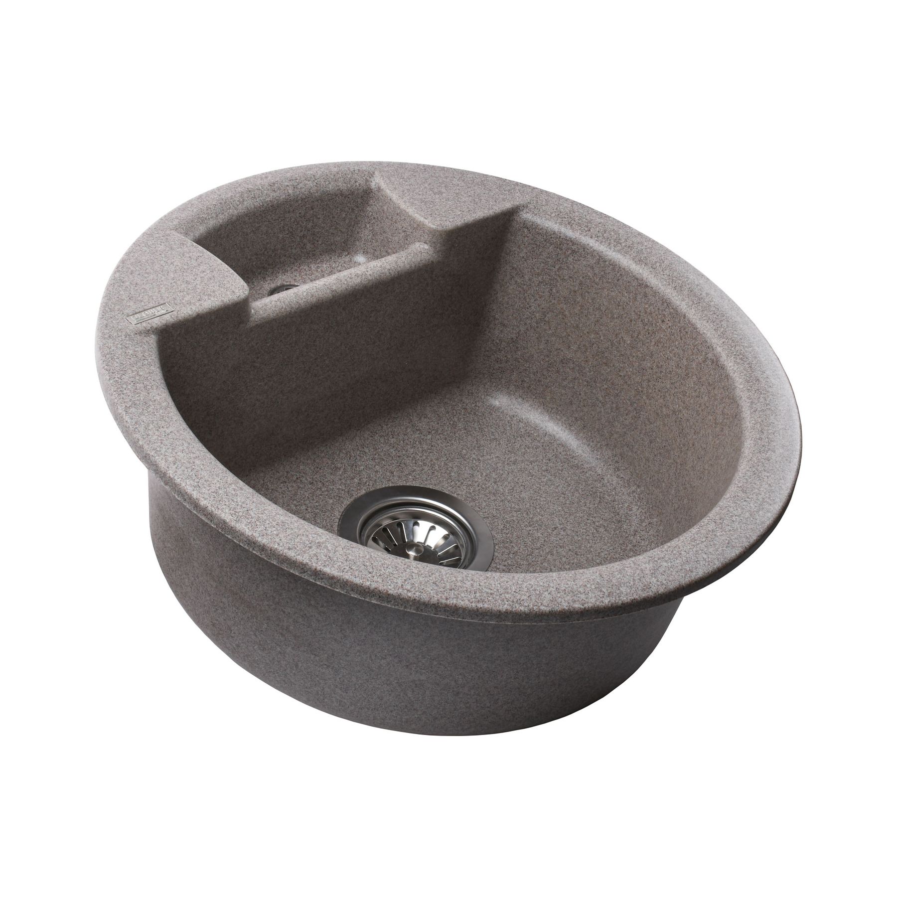Гранітна мийка Globus Lux GURON  мокко 480мм - Image 3