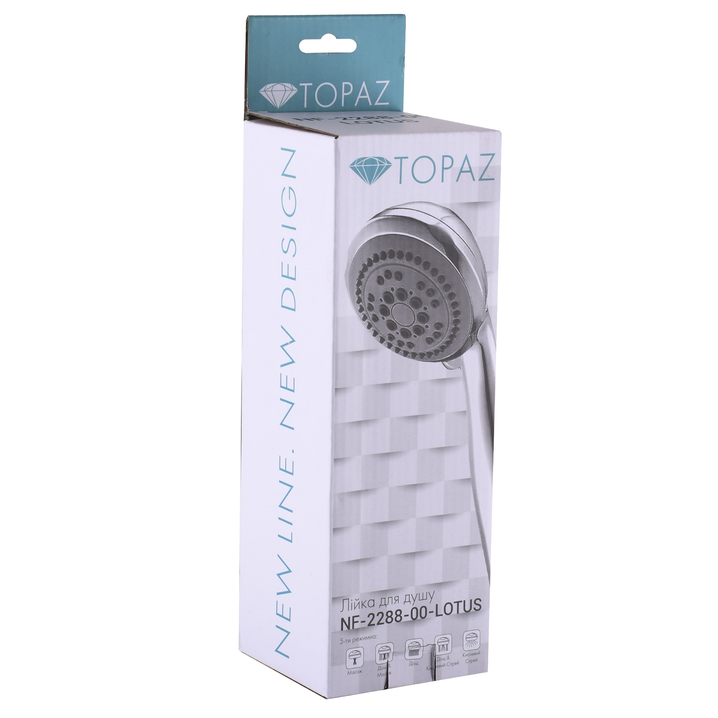 Душова лійка Topaz NF-2288-00-LOTUS - Image 3