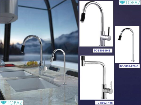 Кран для зворотнього осмосу TOPAZ CORSICA TC-6801-L26-B