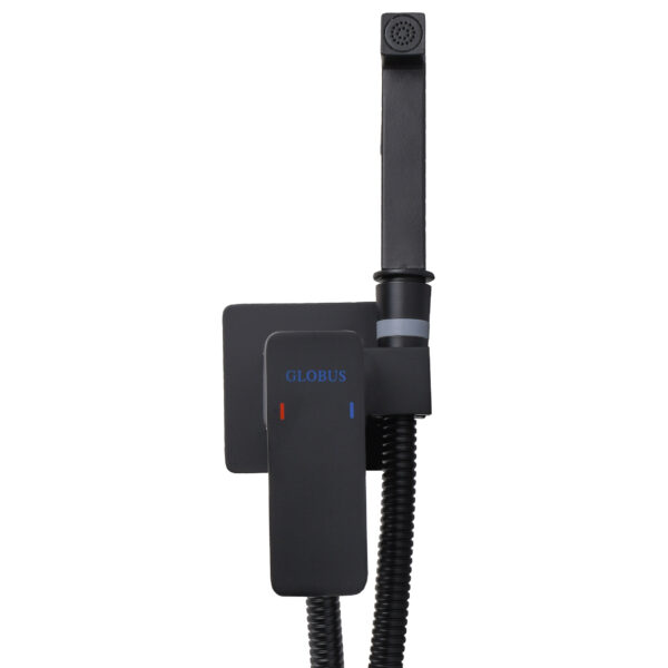 Змішувач гігієнічний Globus Lux Milano GLM-0-106MIX-BB