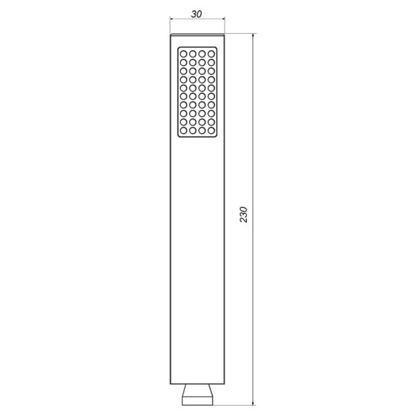 Душова лійка TOPAZ P-1019-WW