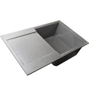 Гранітна мийка Mira KONIA сірий 790 х 500 мм - Image 3