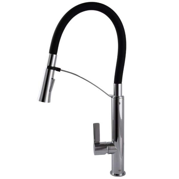 Змішувач для кухні TOPAZ MODERNO TMD-8817-H23-BL