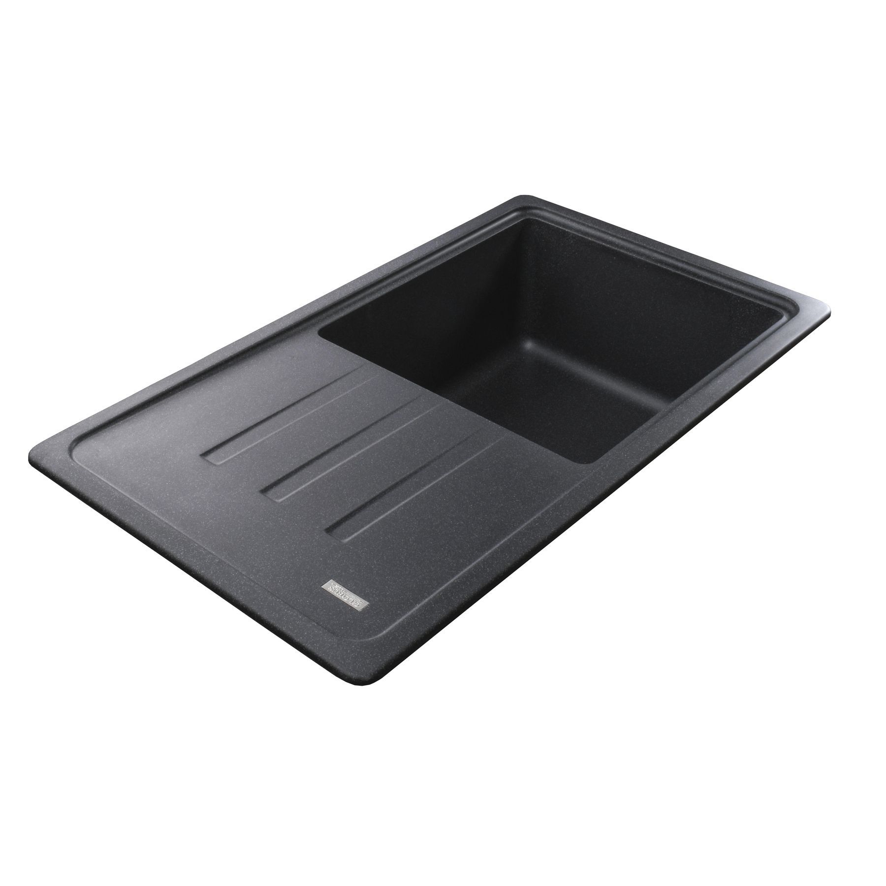Гранітна мийка Globus Lux LUGANO графіт 780x435мм-А0001 - Image 3