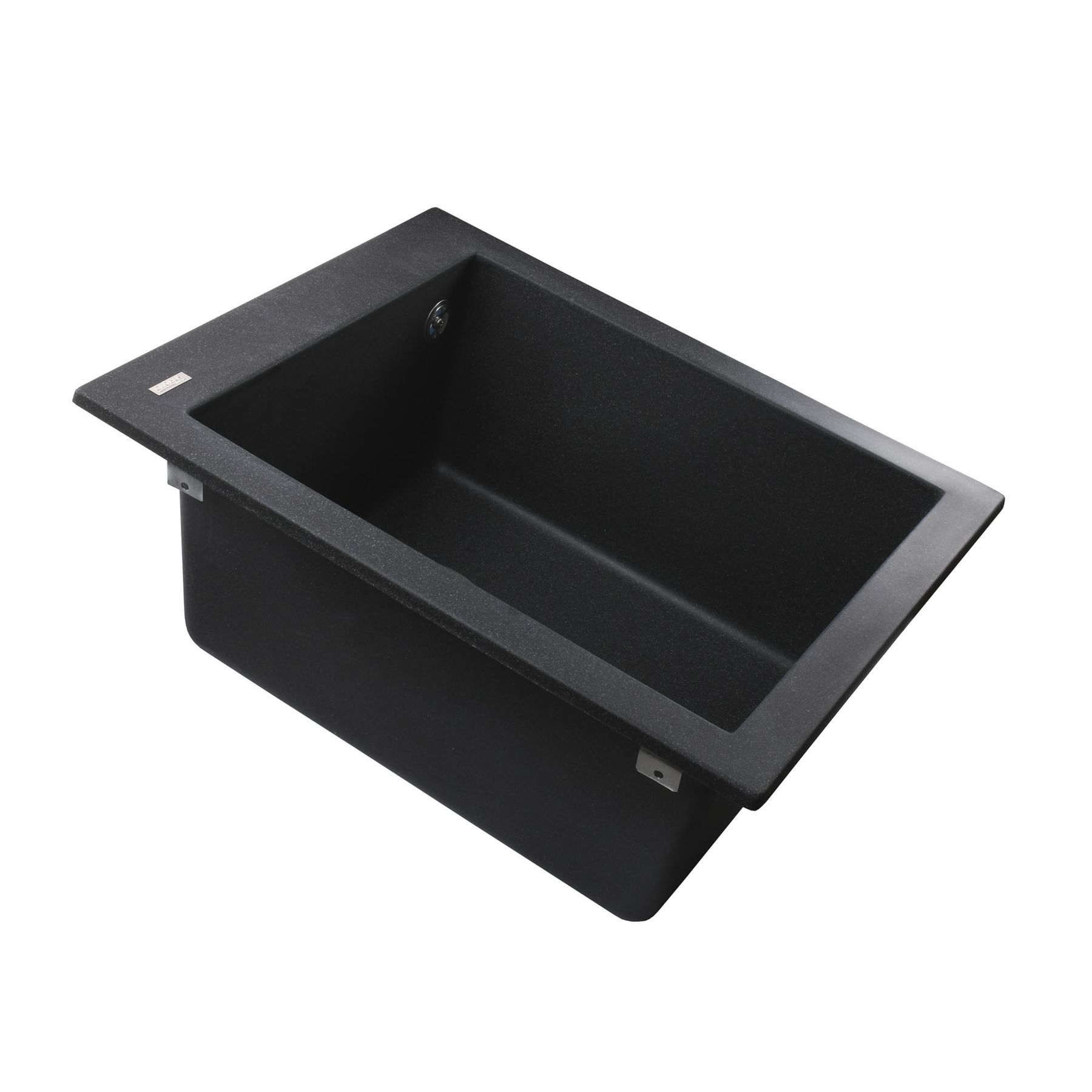Гранітна мийка Globus Lux LAMA графіт 410х500мм-А0001 - Image 3