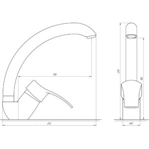Змішувач для кухні DOMINO DQ-203S - Image 3