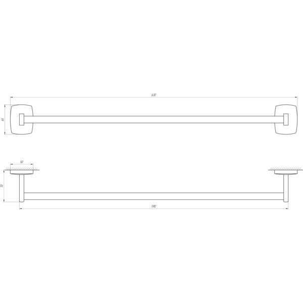 Тримач рушників Perfect Sanitary Appliances RM 1002-60