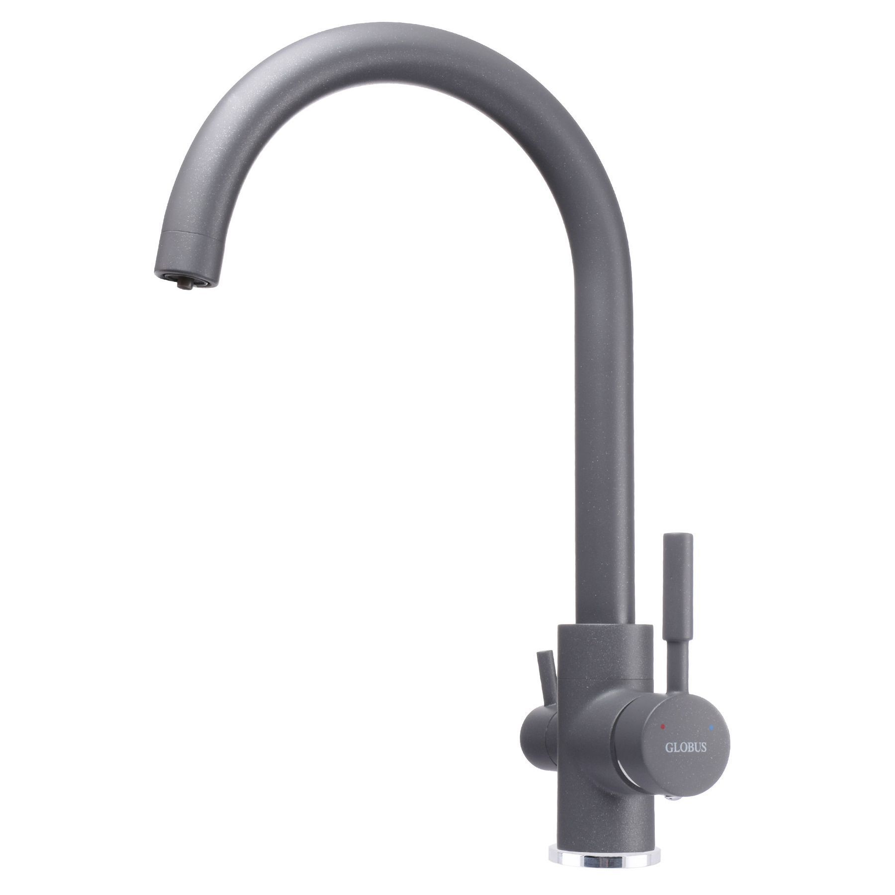 Змішувач для кухні під осмос Globus Lux LAZER GLLR-0333-3-TITANIUM - Image 3