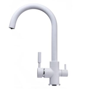 Змішувач для кухні під осмос Globus Lux LAZER GLLR-0333-7-WHITE - Image 3