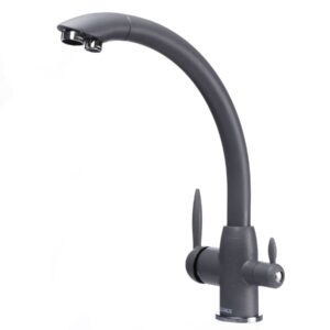 Змішувач для кухні під осмос Globus Lux LAZER GLLR-0777-3-TITANIUM - Image 3