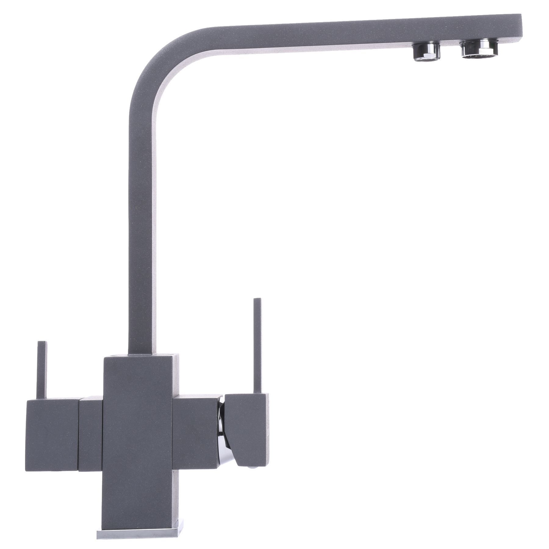 Змішувач для кухні під осмос Globus Lux LAZER GLLR-0111-3-TITANIUM - Image 3