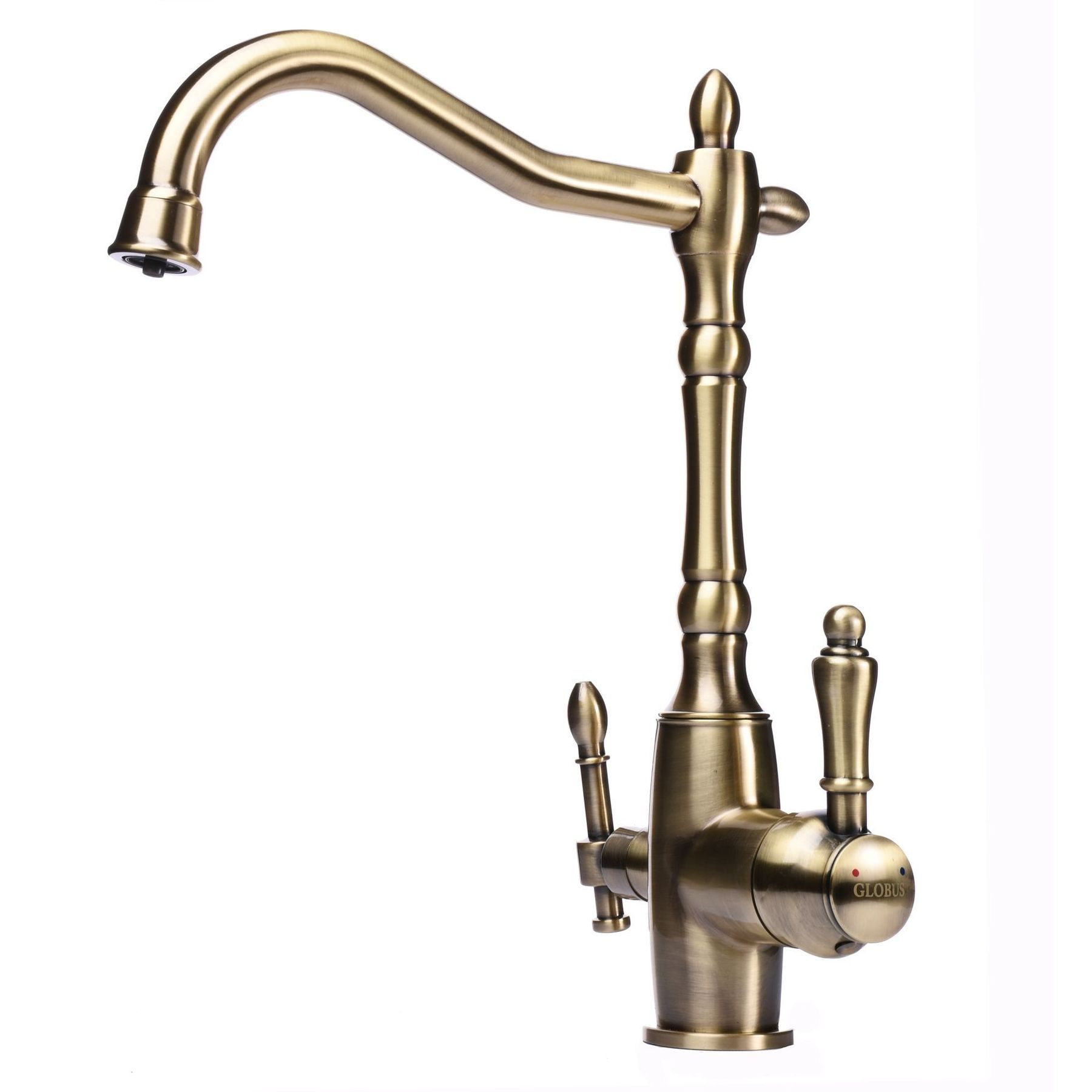 Змішувач для кухні під осмос Globus Lux LAZER GLLR-1000-9-BRONZE - Image 3