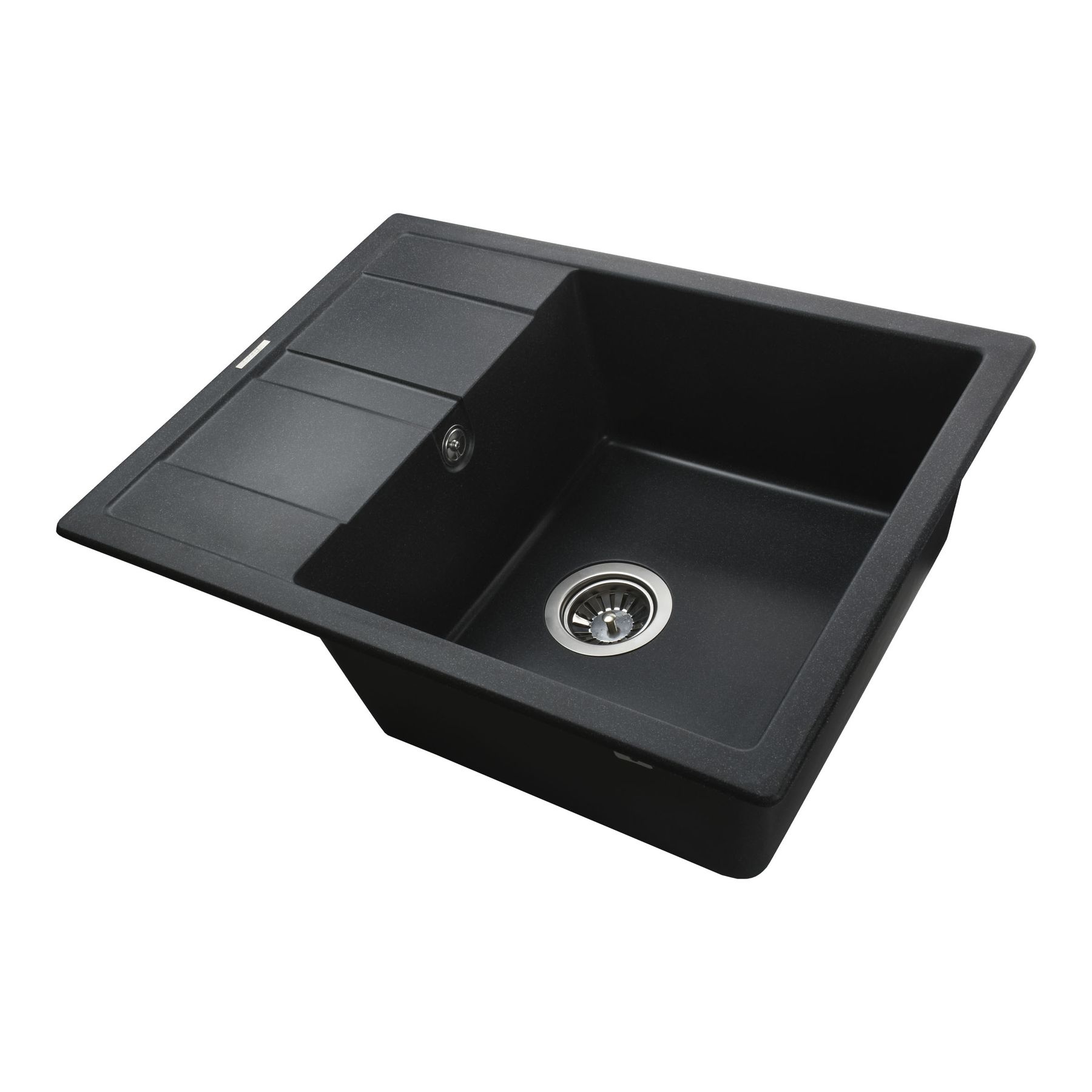Гранітна мийка Globus Lux ONE графіт 650х500мм-А0001 - Image 3