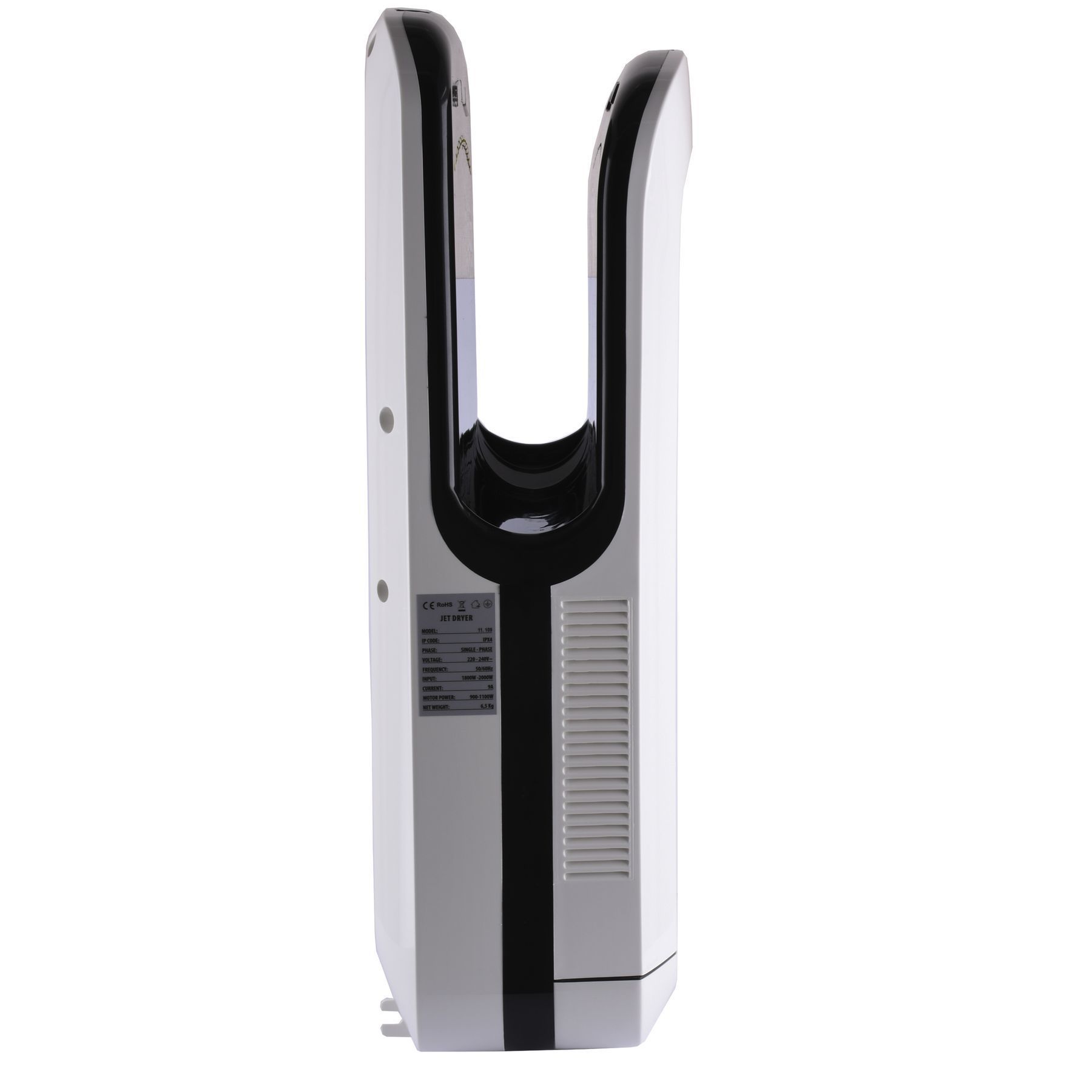 Сушарка для рук HOTEC 11.109 ABS White - Image 3
