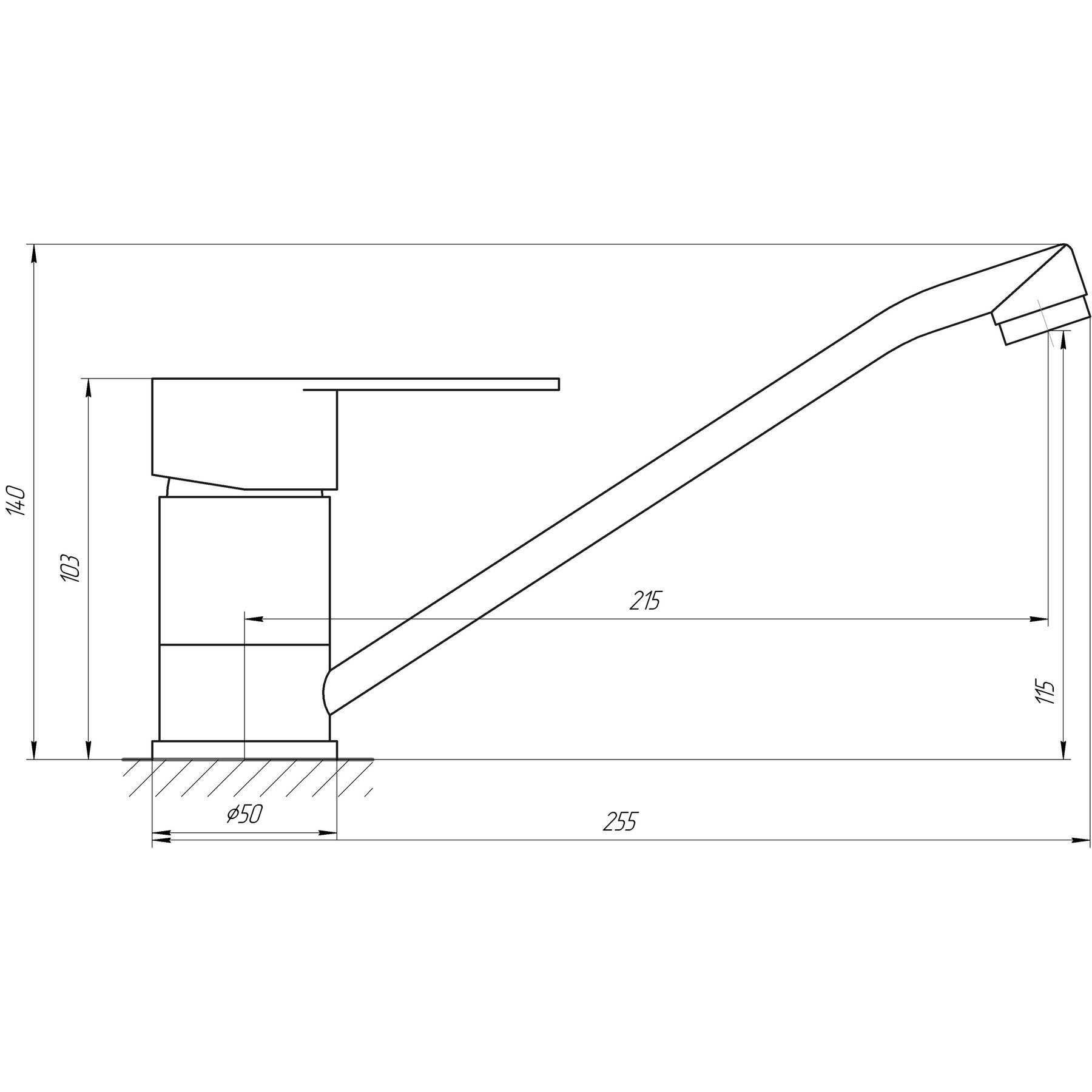 Змішувач для кухні Globus Lux MAIN SM-203 - Image 4