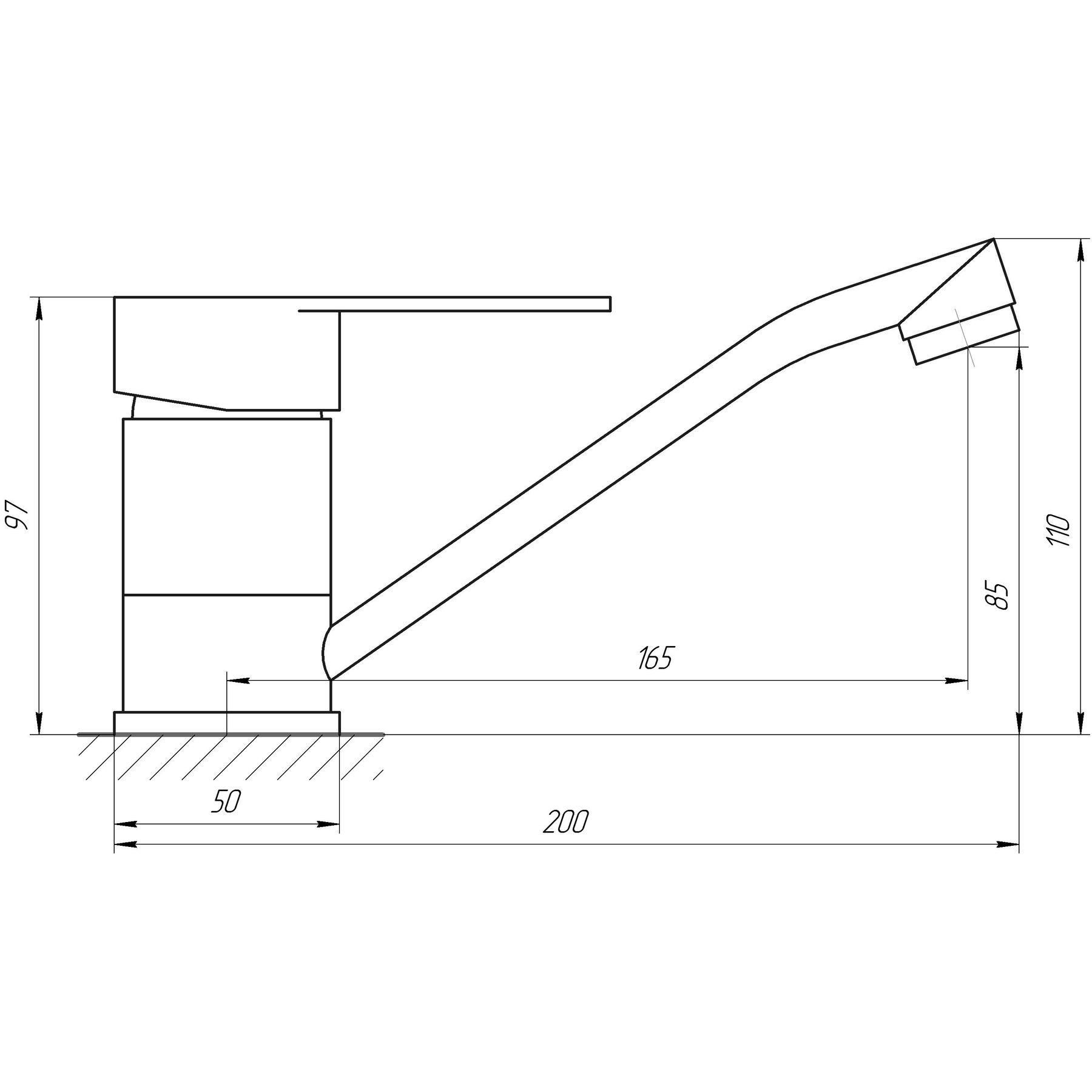 Змішувач для умивальника Globus Lux MAIN SM-203M - Image 4