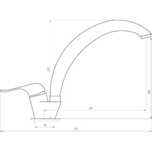 Змішувач для кухні Globus Lux LEON SL-203S - Image 4