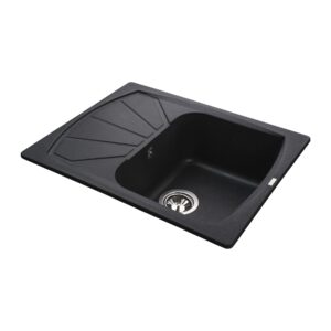 Гранітна мийка Globus Lux TANA графіт 610 х 500 мм-А0001 - Image 4