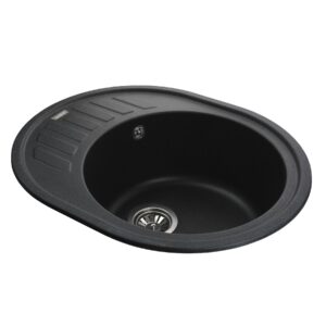 Гранітна мийка Globus Lux ARNO графіт 620х500мм-А0001 - Image 4