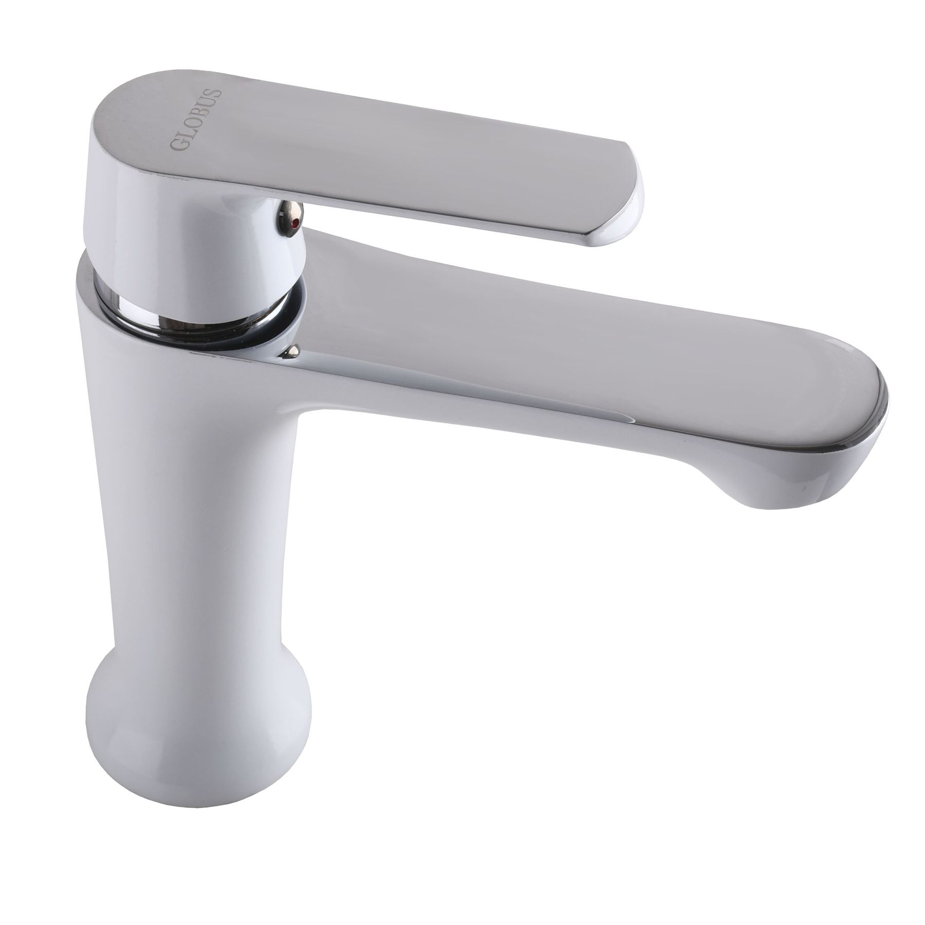Змішувач для умивальника Globus Lux Laguna GLA-0401-7-WHITE - Image 4
