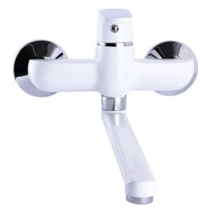 Змішувач для кухні зі стіни Globus Lux Laguna GLA-0104-7-WHITE - Image 4