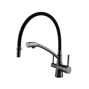 Змішувач для кухні під осмос Globus Lux LAZER GLLR-0700-11-GRAPHITE - Image 4