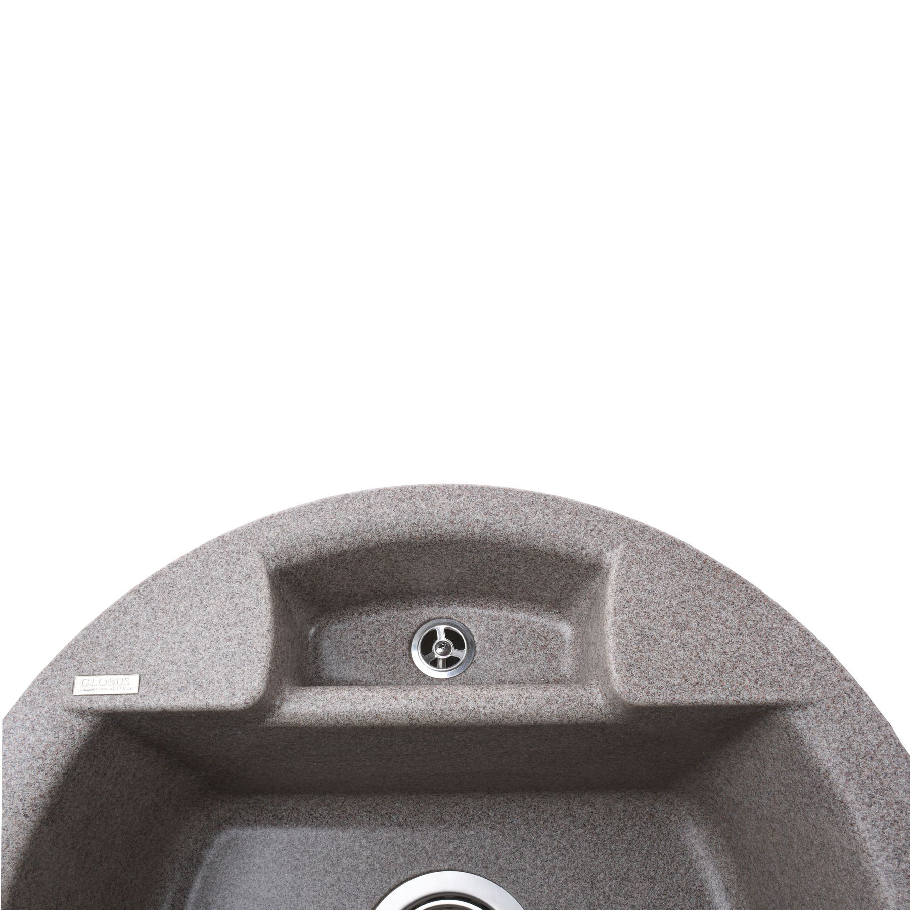 Гранітна мийка Globus Lux GURON  мокко 480мм - Image 4