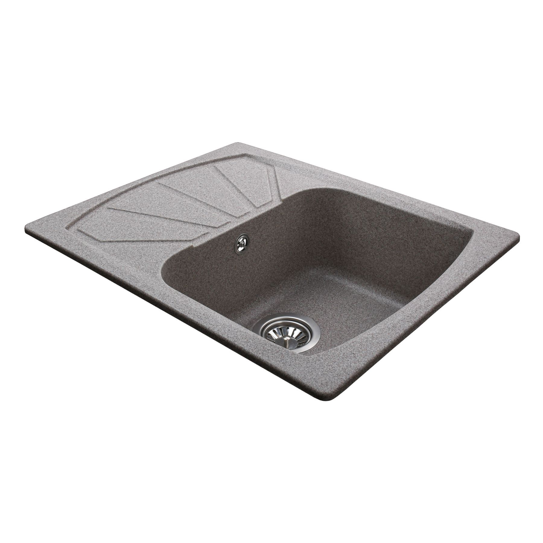 Гранітна мийка Globus Lux TANA мокко 610 х 500 мм - Image 4