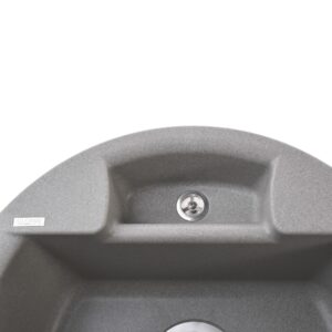 Гранітна мийка Globus Lux GURON сiрий камiнь 480мм-А0005 - Image 4