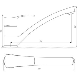 Змішувач для кухні Globus Lux QUEENSLAND GLQU-103BIG - Image 4