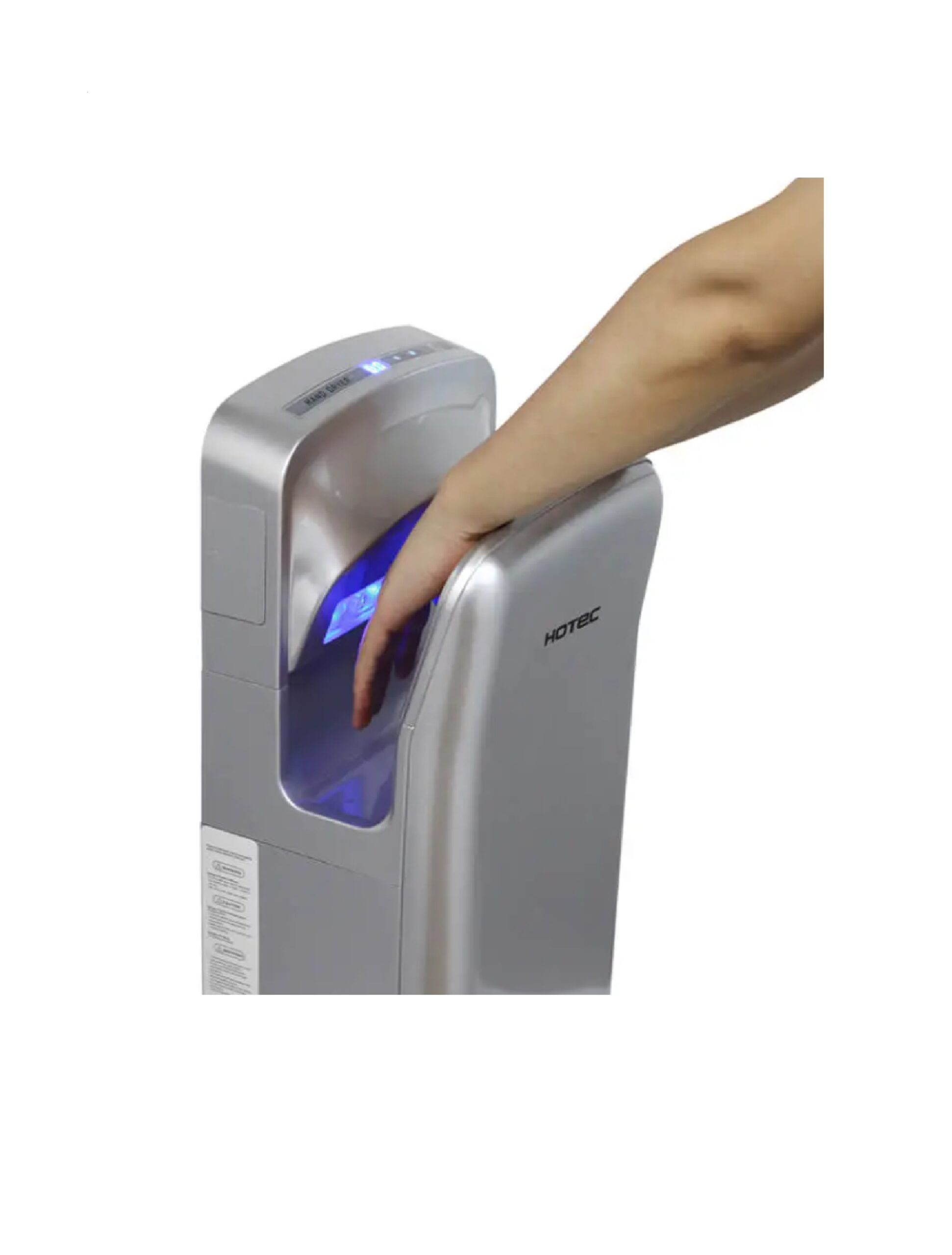 Сушарка для рук HOTEC 11.102 ABS Silver - Image 4