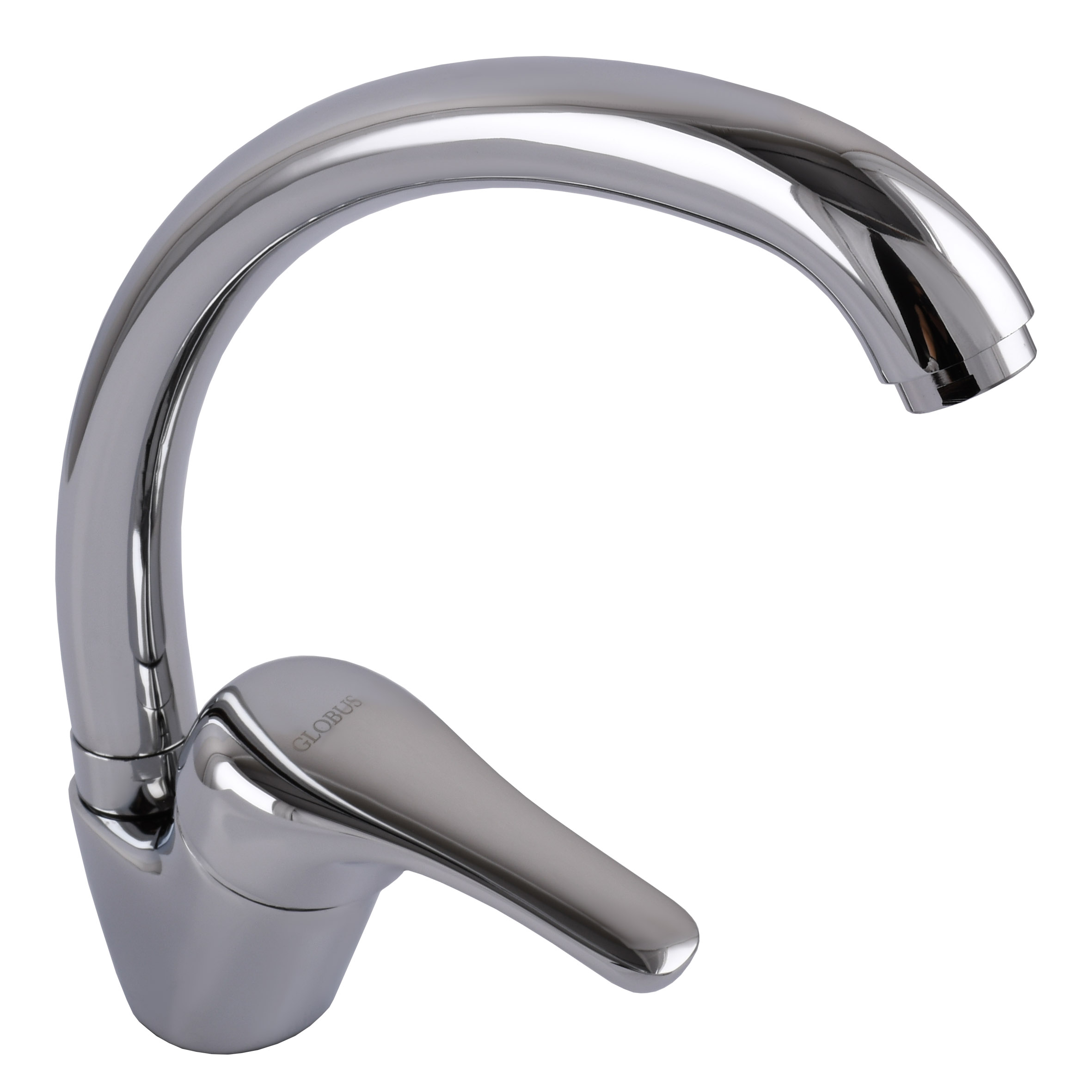 Змішувач для кухні Globus Lux Solly GLSO-0203S боковий латунь на гайці - Image 4
