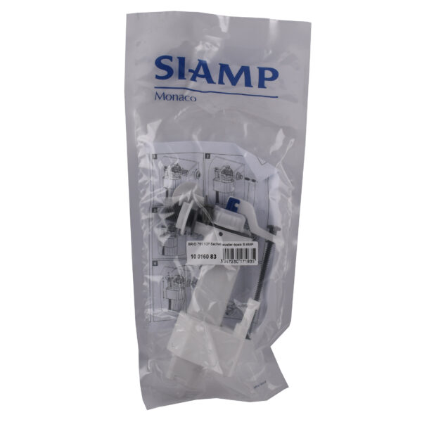 Клапан заповнення SIAMP Brio 751-1/2P, бічний 1/2'' пластиковий, швидке наповнення