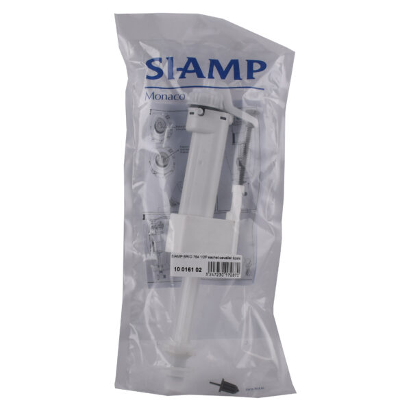 Клапан заповнення SIAMP Brio 754-1/2P,нижнє підведення 1/2'' пластиковий, швидке наповнення