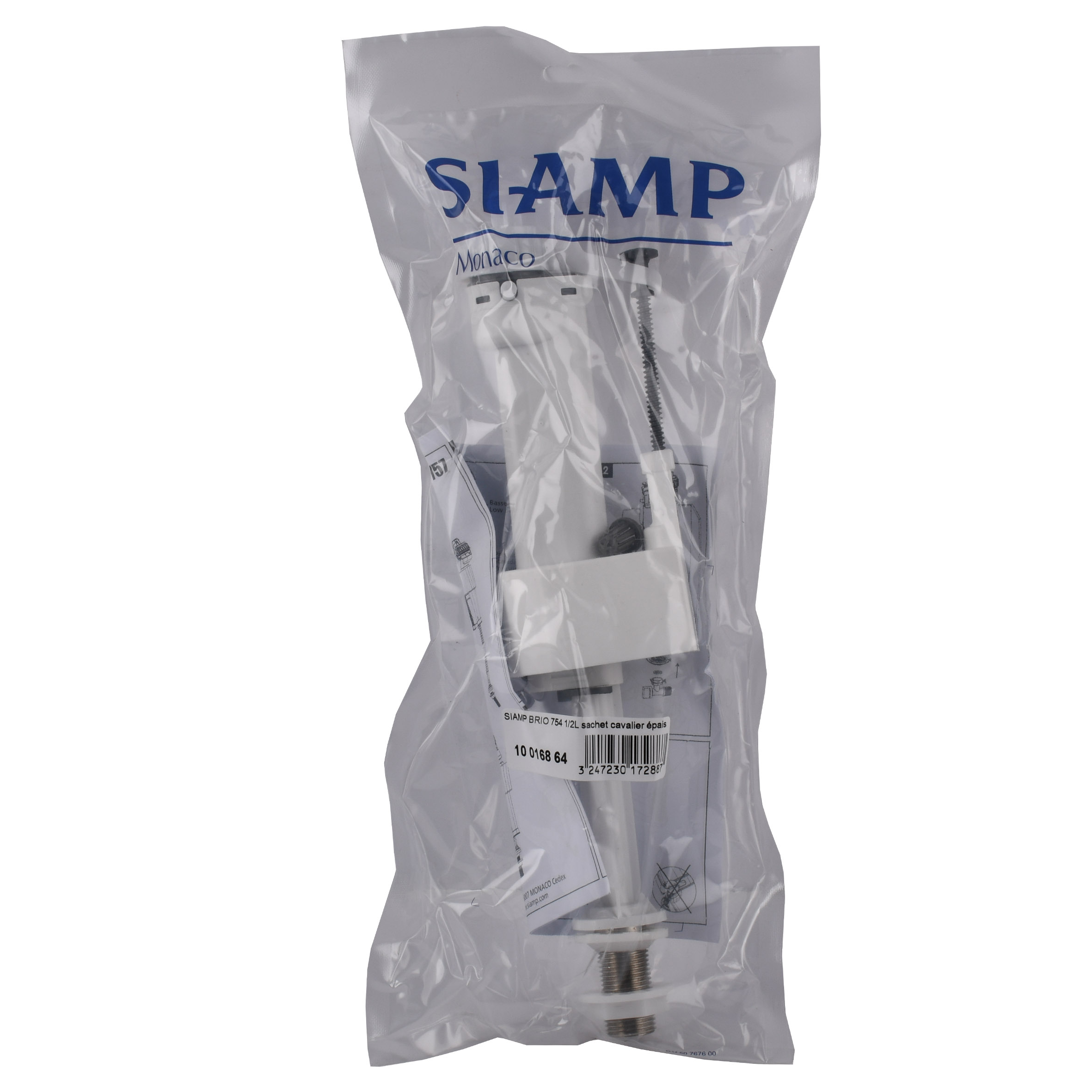 Клапан заповнення SIAMP Brio 754-1/2L,нижнє підведення 1/2