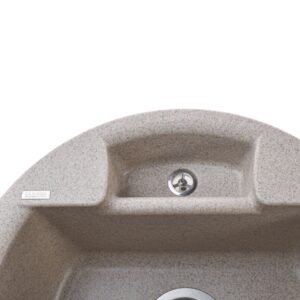 Гранітна мийка Globus Lux GURON мигдаль 480мм-А0008 - Image 4