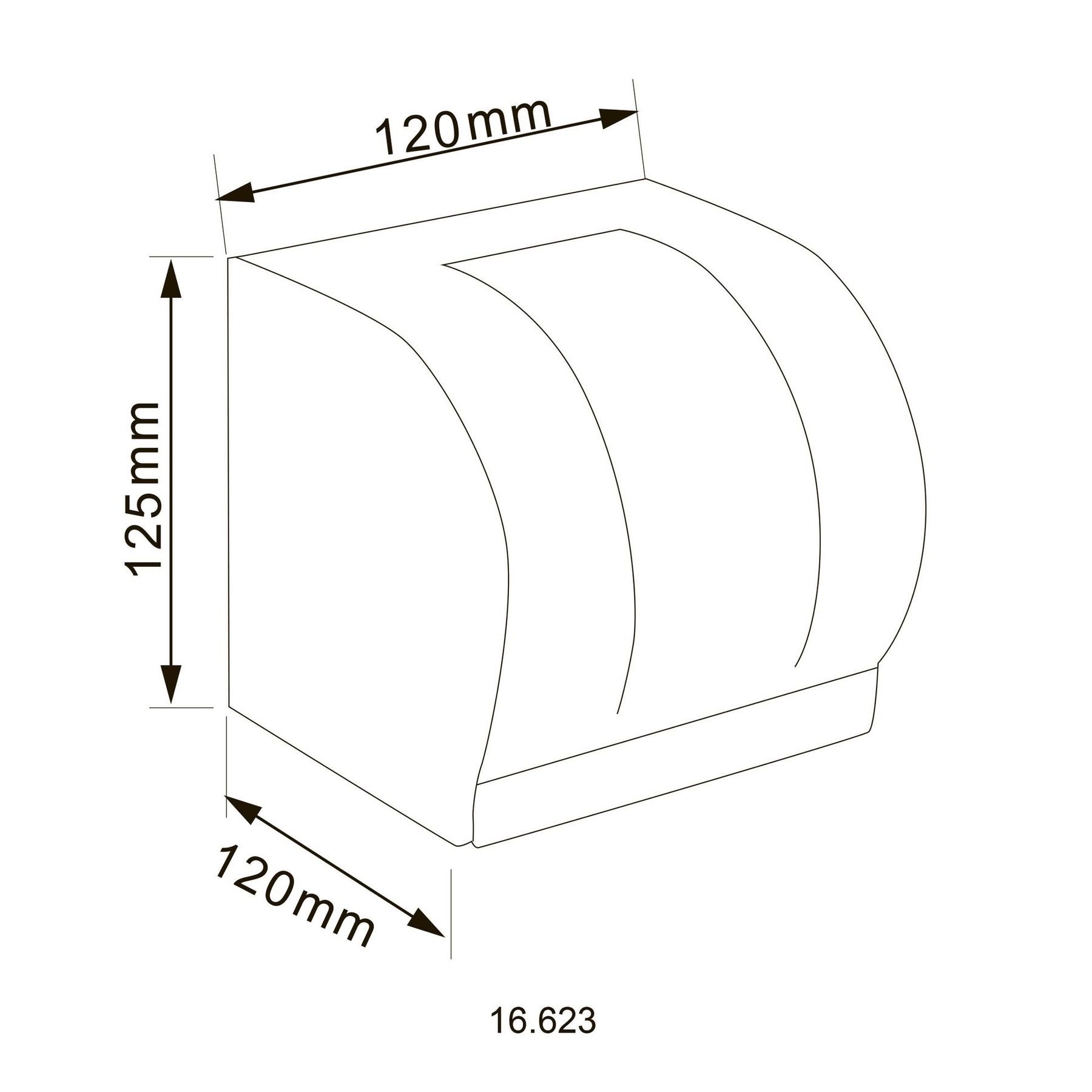 Тримач туалетного паперу HOTEC 16.623а Stainless Steel - Image 4