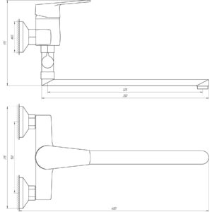 Змішувач для ванни DOMINO BLITZ DBC-108 - Image 4