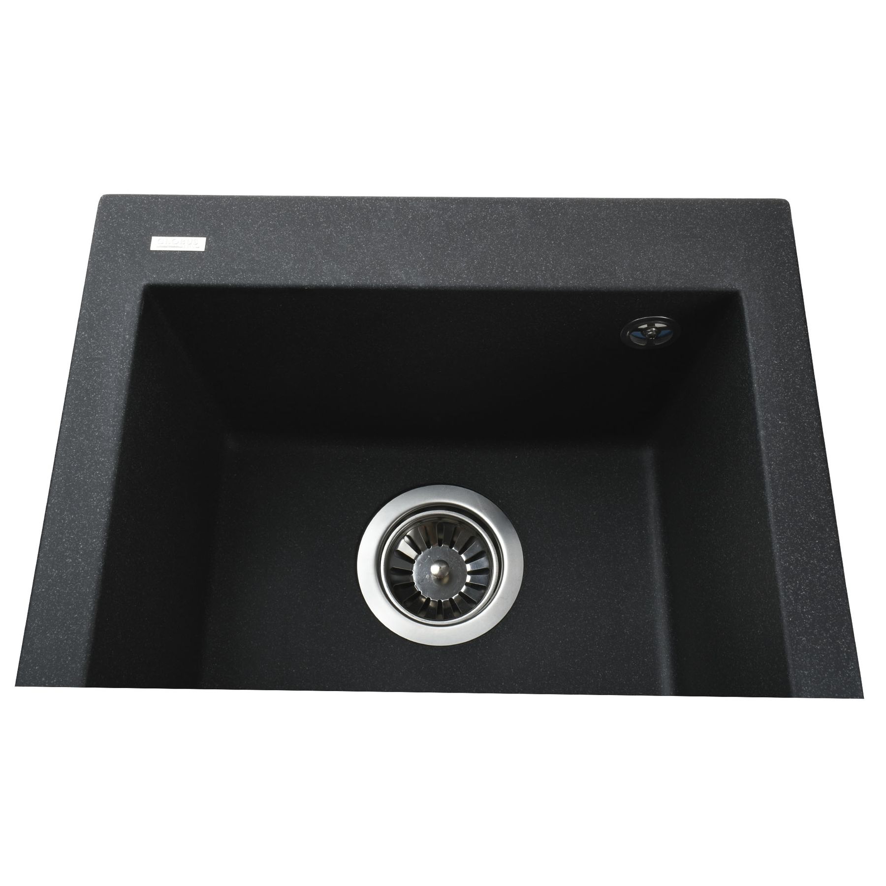 Гранітна мийка Globus Lux LAMA графіт 410х500мм-А0001 - Image 4