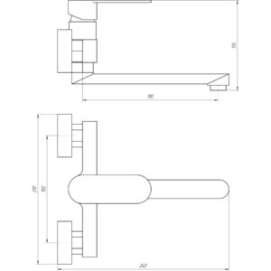 Змішувач для кухні TOPAZ BARTS TB 07218-H36 - Image 4