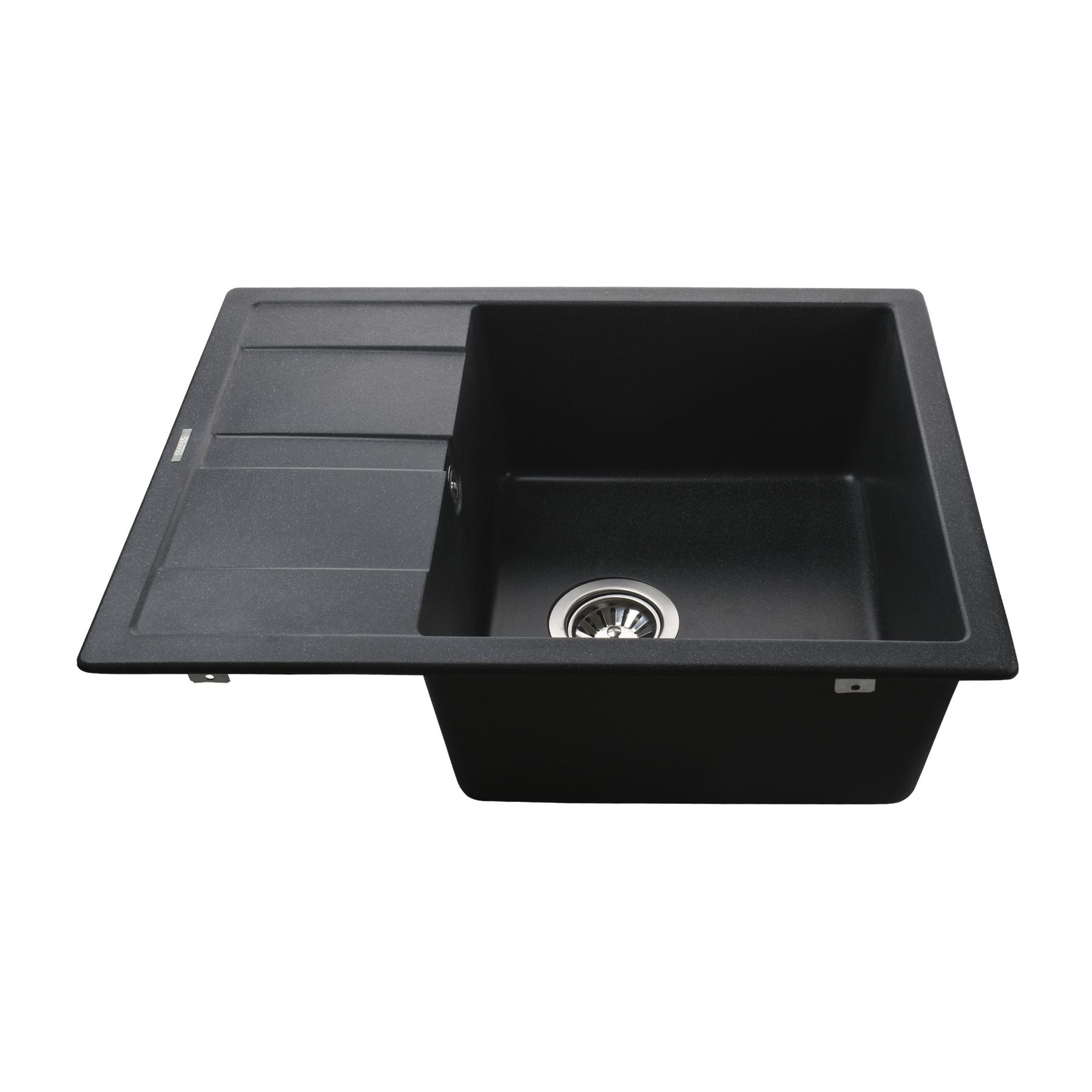 Гранітна мийка Globus Lux ONE графіт 650х500мм-А0001 - Image 4