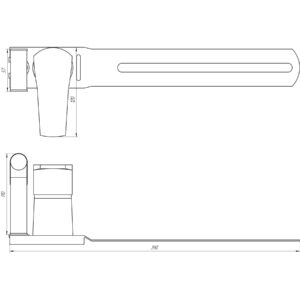 Змішувач для біде Globus Lux QUEENSLAND GLQU-0206 - Image 4