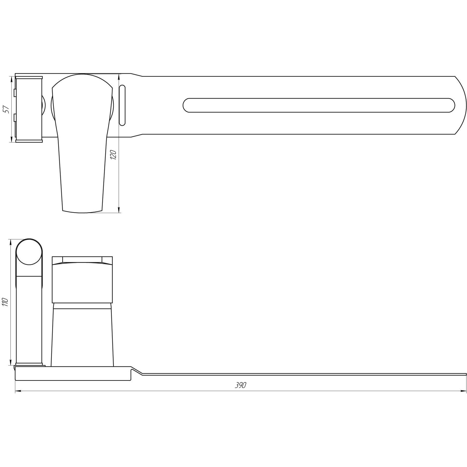Змішувач для біде Globus Lux QUEENSLAND GLQU-0206 - Image 4