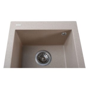 Гранітна мийка Globus Lux LAMA піщаний 410х500мм-А0004 - Image 4
